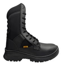 Bota Táctica New TRS 600 Hombre de Piel Negra Estilo Militar con Suela Antiderrapante y Diseño Robusto - Negro - Ver 10