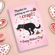 1 Mother'S Day Card + 1 Envelope | Funny Dog-Themed Greeting Card Perfect For Pet Lovers And Moms Who Appreciate Playful And Cheeky Gifts To Celebrate Mother'S Day With Laughter - Sets - View 4