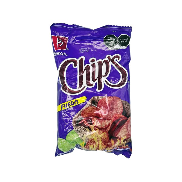 Sabores De Mexico Barcel Fuego Mexican Chips Snack – Papitas Mexicanas Chili Lime Spicy Chips