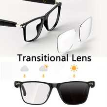 AI Smart Glasses, New Multifunctional Audio Glasses For Men And Women, Support Real-Time Translation For 160+ Languages And Video Translation, Equipped With Chat GPT System, Built-In Microphone And Speaker, HD Voice Calls And Hi-Fi Music - Black - View 8