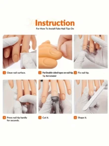 Resin Soft Silicone Fake Hand Model, Bendable Fingers For Nail Art Practice, Bracelet, Watch And Ring Display, Suitable For Showcase, Live Streaming - A - View 9