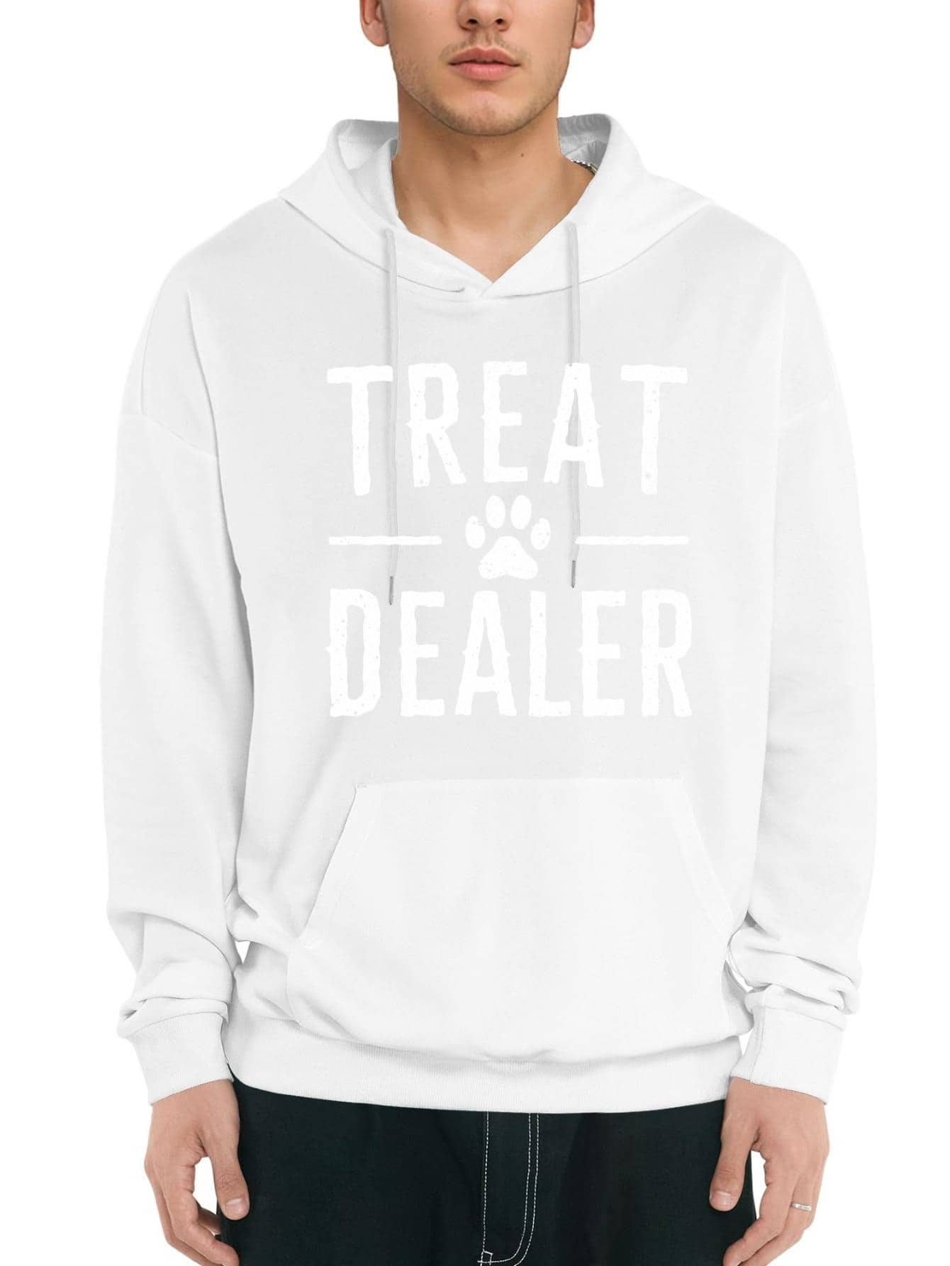 Men Hoodies - White - View 1