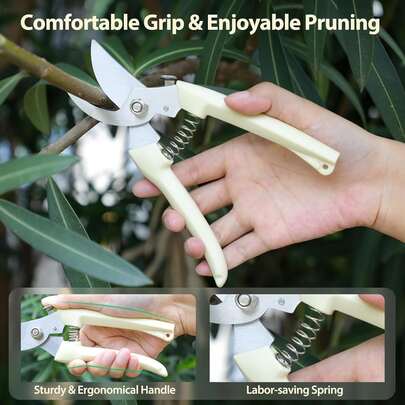 1把园艺修枝剪，树脂材质园艺工具