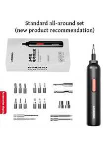 Portable Electric Screwdriver Set, USB Rechargeable Wireless Mini Handheld Drill, Suitable For Furniture Assembly, Toy Repair And DIY, Durable Household Electric Tool - Multicolor - View 14