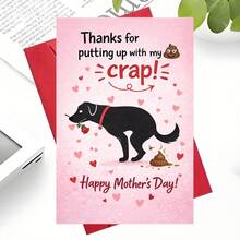 1 Mother'S Day Card + 1 Envelope | Funny Dog-Themed Greeting Card Perfect For Pet Lovers And Moms Who Appreciate Playful And Cheeky Gifts To Celebrate Mother'S Day With Laughter - Sets - View 9