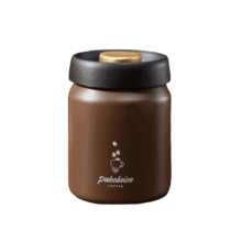 Recipiente de café al vacío de acero inoxidable, tarro de almacenamiento de alimentos a prueba de humedad y reforzado, a prueba de óxido, mantiene frescos el té y las especias - Multicolor - Ver 15