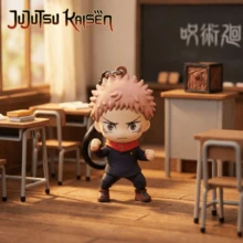 Crunchyroll Jujutsu Kaisen 官方盲袋钥匙扣（1 件）- 3D 泡沫人物盲盒神秘盒拉链拉头钥匙扣背包配件系列情人节礼物 - Yuji Itadori、Nobara Kugisaki、Megumi Fushiguro、Inuyasha、Satoru Gojo、Suguru Geto、Maki Zenin、Panda - 彩色 - 查看 3