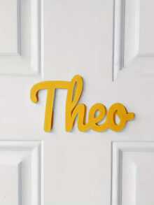 A Custom 3D Letter Sign With Your Name, A Personalized Letter Home Decor Item Suitable For Offices And Homes, And A Special Gift For Important People During The Holidays. Office Decor - Multicolor - View 5