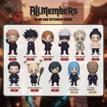 Crunchyroll Jujutsu Kaisen Authentic Blind Bag Keychain (1PC)-3D Foam Figure Blind Box Mystery Box Figure Bag Clip&Charm Zipper Pull Keyring Backpack Accessories Collectible Gifts-Yuji Itadori Megumi Fushiguro Nobara Kugisaki Satoru Gojo Kento Nanami Aoi Todo Noritoshi Kamo Momo Nishimiya Mai Zenin Kasumi Miwa Mekamaru - Multicolor - View 2