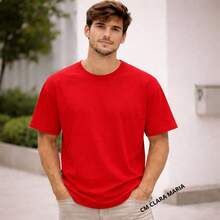Camiseta Masculina TOKIO SAMURAI COSTAS Qualidade Premium Escola Trabalho Faculdade Japão PROMOÇÃO Dia A Dia Samurai Shopping ENVIO IMEDIATO - Vermelho - Visão 3