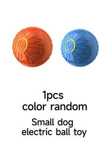 Pet Electric Toy, Smart Bouncing Ball, Intelligent Jumping Rolling Interactive Dog Toy Ball, Exercise Activation Automatic Rolling Ball Toy, Suitable For Small/Medium/Large Dogs, USB Rechargeable, Random Color - Multicolor - View 4