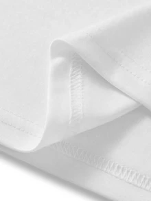 Feeling Lucky  Tee, St Patricks Day  Tee, St Patty's Day Shirt, Y2KTrendy 90's  Tee, 2000s Tee, Lucky 7 Shirt Coquette Tee Elegant Pure Cotton Women's T-Shirt With A 100% Return Rate When Going Out, Featuring Women's Competitions, Celebrity Performances, Tours, And Fan Gifts. T-Shirt - 白色 - 查看 5