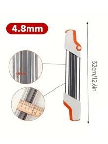 1pc 2-In-1 Chainsaw Chain Sharpener, 3/8" 4mm Chainsaw Sharpening Tool, Portable Handheld Chain Sharpener - Multicolor - View 14