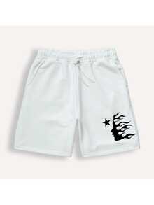 Helstar Short Streetwear 100% Cotton Fleece Bermuda Shorts - trắng - Xem 1