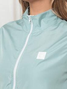 Women's Microfiber Jacket, Water Resistant And UV Protected - Versatile, Comfortable, Stylish, Fitness & Gym - Baby Green - View 8