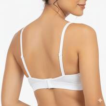 Kit Of 1 To 2 Ribbed Bras With Padded Cups, No Underwire, Thin Adjustable Straps, Comfortable And Wrinkle-Free - 2 ÁO NGỰC (HỒNG/HỒNG) - Xem 2