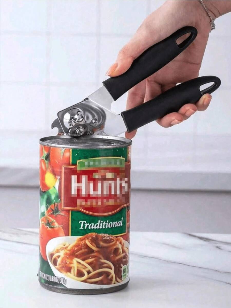 3in1 Can Opener, Powerful Can Opener, Multifunctional Jar Opener For Seniors, Weak Hands, Multi Functional Manual Can Opener For Home, Kitchen, Restaurant, Kitchen Gadgets, Cheap Items, Christmas Party Supplies Kitchen Accessories - View 1