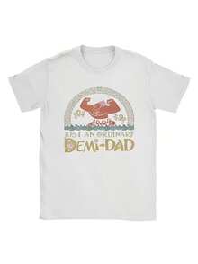 Funnyssssssssssss Moanas Maui Stronge T Shirt For Men Pure Cottonssssssssssss Vintage T-Shirt Round Collar Just An Ordinary Demi Dad Tees Merch Gift Valentine Outfits For Women - 白色 - 查看 1