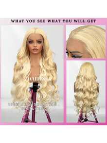 200密度高清10-34英寸5x5 13x4蕾丝前假发预剪5x5 13x4水波纹蕾丝前假发混合巴西原生人发8-34英寸预拔毛透明蕾丝前假发低价批发人发混合发#613蜂蜜金 - S613 - 查看 2