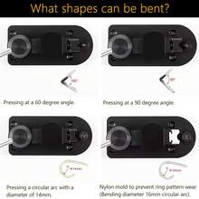 Bộ máy uốn nhẫn đa năng, dụng cụ làm khuôn nylon, bộ dụng cụ đo/tạo hình nhẫn Anh/Mỹ, dụng cụ đo kích thước nhẫn 4 trong 1, khăn lau trang sức, dụng cụ uốn nhẫn làm trang sức. - Nhiều màu - Xem 4