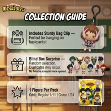Crunchyroll 我的英雄学院官方授权盲袋钥匙扣（1 件）- 3D 泡沫人物盲盒神秘盒人物袋夹和吊饰拉链拉钥匙圈背包配件收藏玩具情人节礼物 - Izuku Midoriya  Ochaco Uraraka Tsuyu Asui Mineta Momo Yaoyarozu Mina Ashido Mashirao Ojiro Tenya Iida Shoto Todoroki Eijiro Kirishima - 彩色 - 查看 6