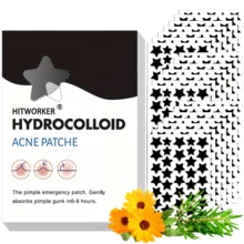 400/200PCS Water-Based Gel Acne Patch, Alcohol Free, Odorless, Mild And Non Irritating Acne And Blemishes Coverage Sticker, Acne Patch, Holiday Gift - Multicolor - View 1