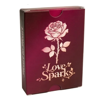 Love Sparks Couples Interactive Card Game, A Fun Themed Card Game Ideal For Spouses And Lovers, Inspiring Warm Communication And Romantic Entertainment Nights, A Perfect Gift For Valentine's Day And New Year