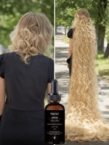 TRSTAY Hair Care Serum (Hair Essence & Hair Oil) - Enriched With Rosemary, Babassu Oil & Argan Oil, Helps Sparse Hair Look Fuller And Thicker. - 彩色 - 查看 3