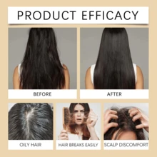 Hoegoa Hair Mask Deep Conditioning Care Smoothing Volumizing Lightweight Non-Greasy Shine Enhancing - 護髮髮膜 - 查看 3