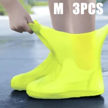 1/3 件装可重复使用硅胶鞋套，黑/白/蓝/黄/粉可选，男女通用，防水防滑旅行鞋套，柔韧透明户外靴套，轻便雨具配件，适合徒步/露营、夏季降温、海滩、旅行、防水保护、圣诞节、圣诞礼物、家居、个性化礼物、房间装饰、母亲节礼物、卧室装饰、花园、厨房装饰、夏季、海滩、旅行必备、房间装饰、软萌、毕业季 - 彩色 - 查看 21