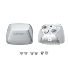 GAMESIR Controlador de juegos de élite G7 Pro, joystick de efecto Hall, sin zona muerta, retroalimentación háptica, gatillos lineales micro-táctiles ajustables, compatible con varias plataformas: PC/Android/TV - Ver 12