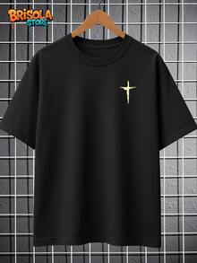 Saint Teresa T-Shirt With Evangelization Phrase, Bible, Biblical, Catholic, Unisex, 100% Cotton, Premium Shirt, New Release, Various Colors, Men's And Women's, Immediate Shipping | Plus Size - 黑色 - 查看 2