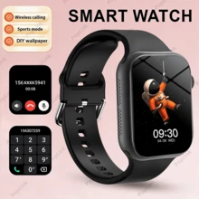 HOT 1pc 2.01-Inch TFT High-Definition Touch Screen Smart Watch With Silicone Band, Suitable For Teens, Featuring Body Temperature, Weather Forecast, Bluetooth, Sports Tracking, Call Reminder, Alarm, Date, Music Player, Compatible With Android And IOS, Great For Gifts, School, Sports And Gatherings, Multiple Band Options - Multicolor - View 20