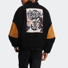 Adidas Neo X Jujutsu Kaisen Co-Branded W Jjtk Jacket With Back Print And Button Closure Black Jackets Men - Nhiều màu - Xem 4