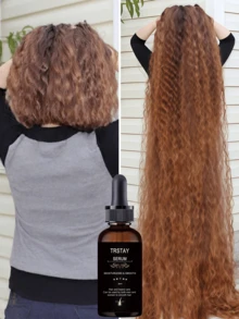 TRSTAY Hair Care Serum (Hair Essence & Hair Oil) - Enriched With Rosemary, Babassu Oil & Argan Oil, Helps Sparse Hair Look Fuller And Thicker. - 彩色 - 查看 4