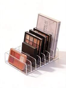 3pcs Transparent Acrylic Makeup Organizer Set | Lipstick & Eyeshadow Palette Storage | Vanity Makeup Display Rack, Makeup Room Decor,Makeup Bag,Travel Essential - Multicolor - View 14