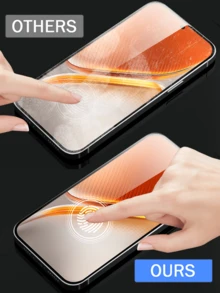 Pelindung Layar Kaca Tempered Tahan Guncangan 3 Buah Pelindung Layar Kaca Tempered untuk Ponsel Perlindungan Penuh Pemasangan Mudah Anti Gores Kekerasan 9H Bebas Gelembung Pelindung Layar Hadiah Musim Semi Ulang Tahun Pesta Ulang Tahun - Clear - View 5