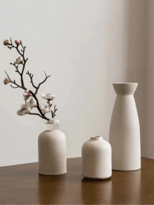 1 Stück/Set beige Vasen-Set - 3 kleine Vasen für die Dekoration, moderne bohemian-Stil rustikale Heimdekoration, Röhren & getrocknete Blumen Vase, kreative Halterung, geeignet für Tisch, Bücherregal, Eingangsbereich - Retro Morandi Vasen-Set, Handwerksausstellung, TV-Schrank Soft-Dekoration, beige Vase, Frischblumen-Geschenk, Geburtstags- und Abschlussfeier-Raumdekoration, Glasvase - Verschiedenfarbig - Übersicht 12