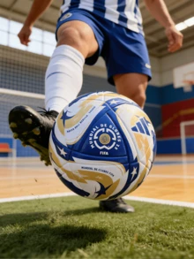 Sepatu sepak bola adidas No. 5, Piala Dunia Antarklub 2025, gaya unisex. - biru, putih, kuning - View 8