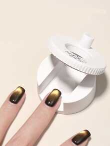 2pcs New Rotating Eye Nail Art Tool - Automatic Suction Eye Nail Art Tool. Multi-Functional, With Strong Magnetism. Can Suck Out Wide-Light, Full-Light, And French Eyeliner Nail Art Without Operation. Suitable For Nail Salons And Beginner Nail Artists To Use When Creating Eye Nail Art, Such As Handmade Nail Stickers, Nail Piercing, And Press-On Nails. Excellent Nail Care Products. - Multicolor - View 8