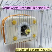 Parrot Warm Nest, Thickened Bird Nest For Winter, Pet Bird Anti-Cold Nest, Cage Mounted Sleeping Nest - View 6