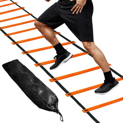 1pc Ultimate Agility Ladder Speed Training Equipment, Suitable For Football Training, Footwork, Coordination And Explosiveness Training, Applicable For Field, Sand, Home Workout And Gym