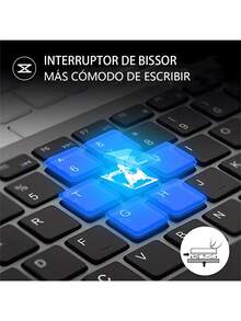 Kit Teclado Y Mouse Inalambrico Español Portátil Por Laptop - Ver 4