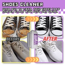 2-In-1 White Shoe Cleaning Tool! No-Wash Foam Cleaner, Removes Yellowing And Stains On Shoe Edges, All-In-One Cleaning Brush Design - White - View 10