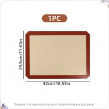 4pcs Non-Stick Silicone Baking Mat, Reusable Baking Liner, Dishwasher Cookie Sheet - Easy Clean Surface, Suitable For Baking Fish, Chicken, Cookies, Pizza, Bread - Essential For Home & Professional Kitchen - Applicable For Easter, Eid Al-Fitr, Back To School Season - Easy Clean, Non-Stick Surface, Material, Mat - View 12