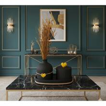 Decorative Set For Living Room Or Office: Modern Jewelry Vase With Tray. - 1PC - Xem 7