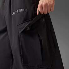 adidas Logo刺繡鬆緊寬鬆舒適百搭休閒工裝褲 男款 - 黑色 - 查看 5