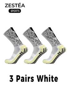 1/3 pares de calcetines deportivos multicolor, calcetines tipo tripulación para fútbol, baloncesto, transpirables, ajuste anatómico, compresión del arco, talón sin costuras, absorción de humedad, elásticos, cómodos para deportes, uso diario, hogar, oficina, caminar, viajes - Multicolor - Ver 7