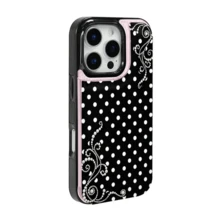 Pearl Polka Dot Dream Patterned Card Holder Leather Case Is Compatible With IPhone 17 Pro Max/Air/16/15/14/13/12/11.For Samsung S22/S23/S24/25. It's An Ideal Gift For Christmas, Valentine's Day, And New Year's, Perfect For Boyfriends, Girlfriends, And Family. - Pink - View 8
