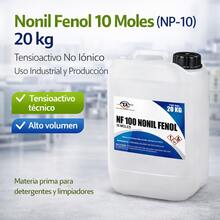Nonil Fenol 10 Moles NP-10 20 Kg | Tensioactivo No Iónico para Uso Industrial y Producción de Detergentes y Limpiadores - Líquido - Ver 1